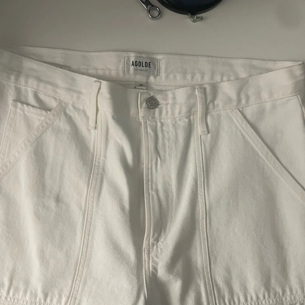 Agolde Cooper high-rise denim cargo pants - Picture 4 of 6